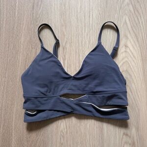 Women's Slate Criss Cross Lululemon Bra
